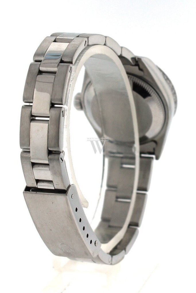 Rolex Custom Datejust 26 Blue Mother Of Pearl Diamond Dial Bezel Mens Watch 179160 Watches