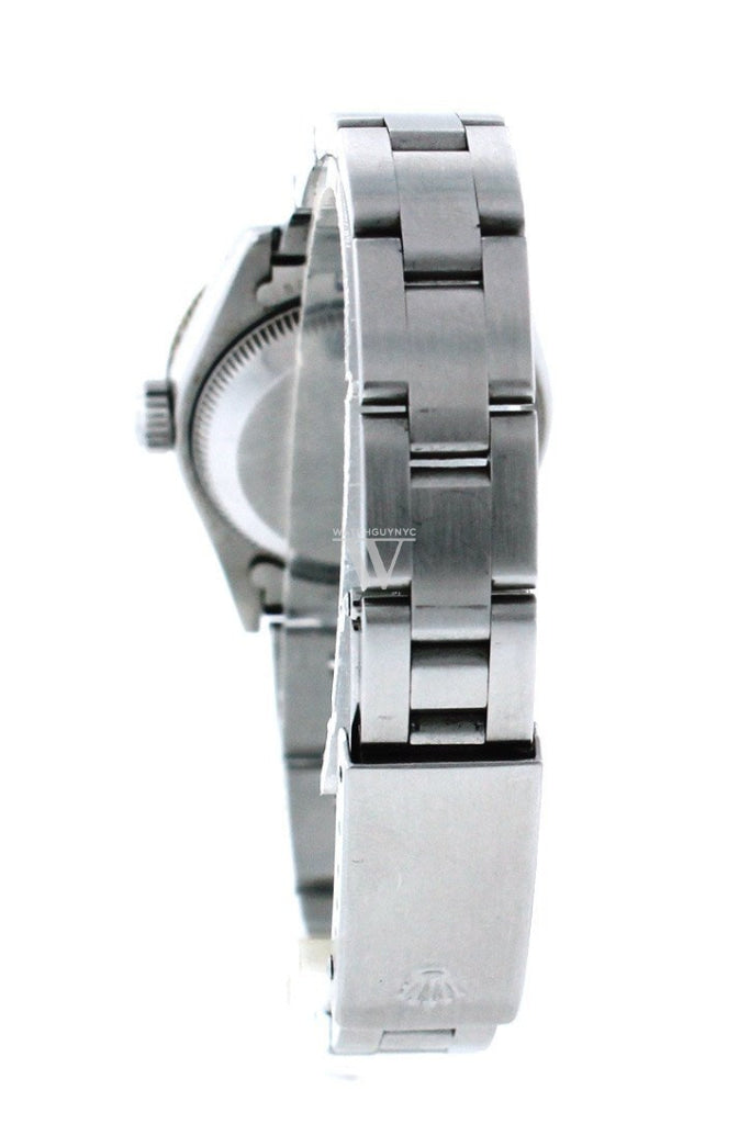 Rolex Custom Datejust 26 Blue Mother Of Pearl Diamond Dial Bezel Mens Watch 179160 Watches