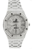 Audemars Piguet 41 Custom Diamonds Steel Mens Watch 15400St.oo.1220St.01 Diamond / None Watches