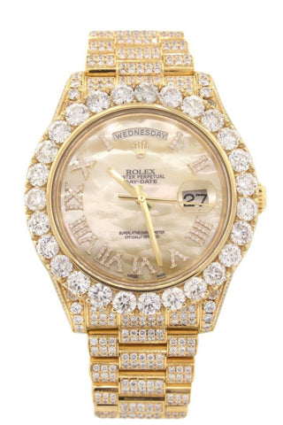 Rolex Day-Date Ii 41Mm 30T Of Custom Diamonds Mens Watch 218238 Pearl / None Watches
