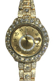 Rolex Sky Dweller 42 Custom Diamonds Champagne Dial Gold Mens Watch 326938