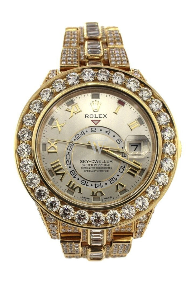 Sky dweller diamond top