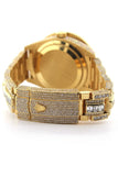 Rolex Custom Diamonds Sky Dweller 42 Silver Dial Gold Mens Watch 326938 Watches