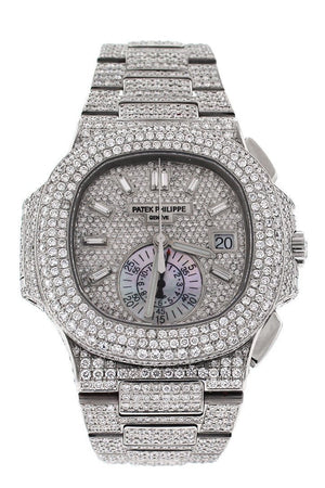 Patek Philippe Nautilus Custom Diamonds Mens Watch 5980/1A-019- Price Request Only Diamond / None