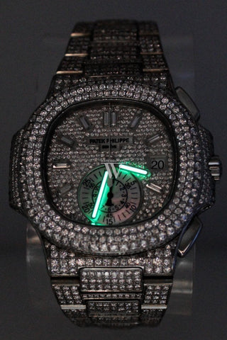 Patek Philippe Nautilus Custom Diamonds Men s Watch 5980 1A 019 Price WatchGuyNYC
