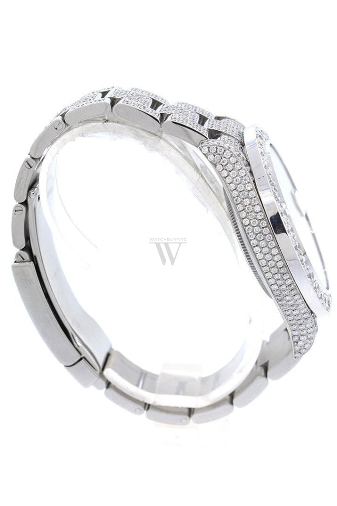 Rolex Custom Datejust Ii 41 Diamond Dial Bezel Mens Watch Custom Watches