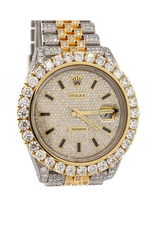 Rolex Datejust 41 Champagne Dial Steel And 18K Yellow Gold Jubilee Mens Watch 126333 Diamond / None