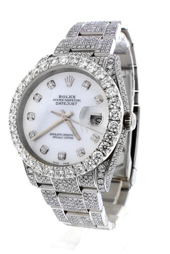 Rolex mens diamond watch online