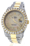 Rolex Datejust Ii 41 Roman Dial Custom Diamonds Mens Watch 116333 Watches
