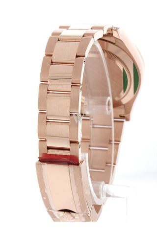 Custom Diamond Rolex Cosmograph Daytona Rainbow Colored Baguette Bezel Rose Gold Oyster Mens Watch