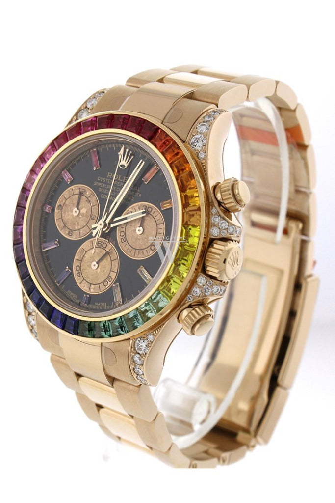 Rose gold rainbow rolex shop