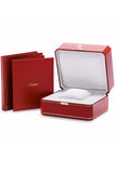 Cartier Ballon Bleu Extra Large Silver Dial 18Kt Rose Gold Leather Mens Watch W6920054