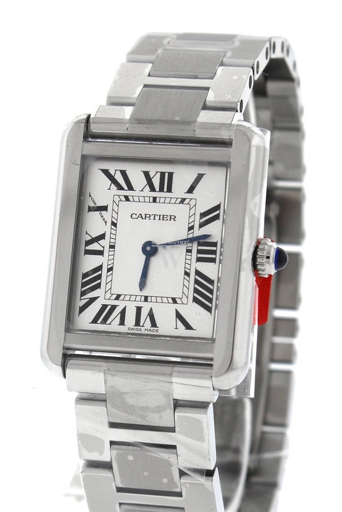 Cartier tank solo stainless store steel