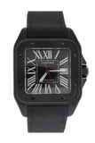 Cartier Santos Automatic Black Dial PVD Mens Watch WSSA0006