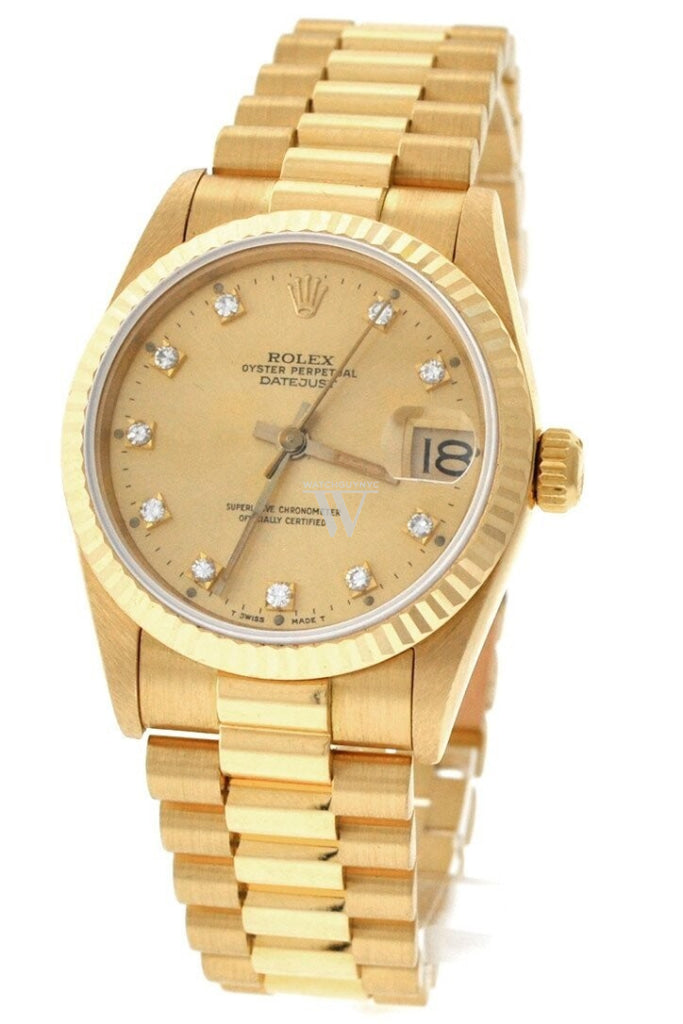 Lady datejust shop president gold