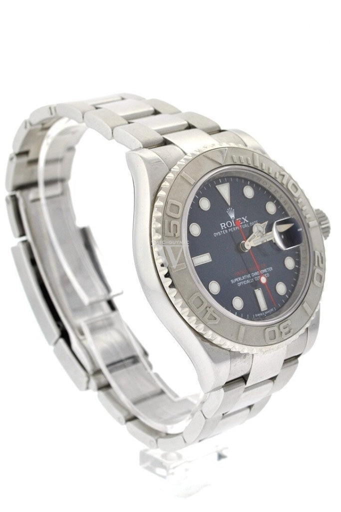 Rolex Yacht-Master 40 New Steel Platinum Blue Dial Mens 116622