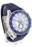 Rolex Yacht-Master Ii White Dial Stainless Steel Automatic Mens Watch 116680 Pre-Owned-Watches