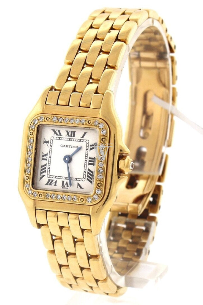Cartier diamond watch second hand Clearance