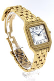 Cartier Panthère De Date Xl 18-Karat Yellow Gold Diamond Watch W25014B9 Pre-Owned-Watches