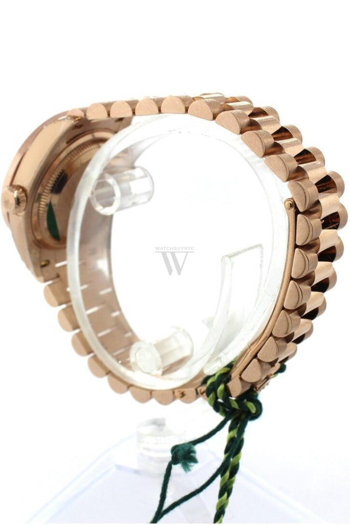 Rolex Lady Datejust 28 Custom Diamond Dial Bezel Rose Gold Watch 279175 Watches