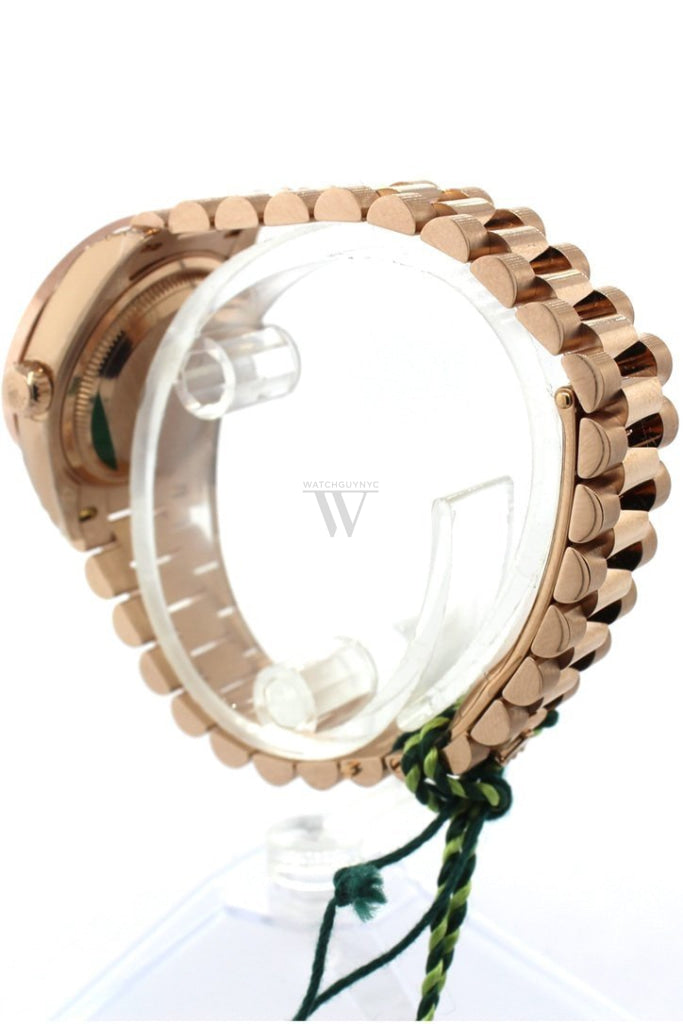 Rolex Lady Datejust 28 Custom Diamond Dial Bezel Rose Gold Watch 279175 Watches