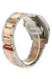 Custom Diamond Bezel Rolex Datejust 36 Steel Roman Dial Rose Gold Two Tone Watch 116201 116231