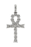 Diamond Ankh Cross Pendent 2.10Ct 14K Gold White / None