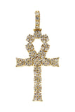 Diamond Ankh Cross Pendent 2.10Ct 14K Gold Yellow / None