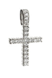 Diamond Cross Pendent 1.00Ct 14K Gold White / None