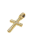 Diamond Cross Pendent 1.00Ct 14K Gold