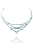 18K White Gold VS Diamond 8.10CT Necklace Jewelry