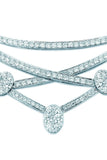 18K White Gold Vs Diamond 8.10Ct Necklace Jewelry