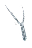 18K White Gold Vs Diamond 6.09Ct Necklace Jewelry