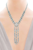 18K White Gold Vs Diamond 6.09Ct Necklace Jewelry