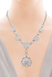 18K White Gold Vs Diamond 7.02Ct Necklace Jewelry