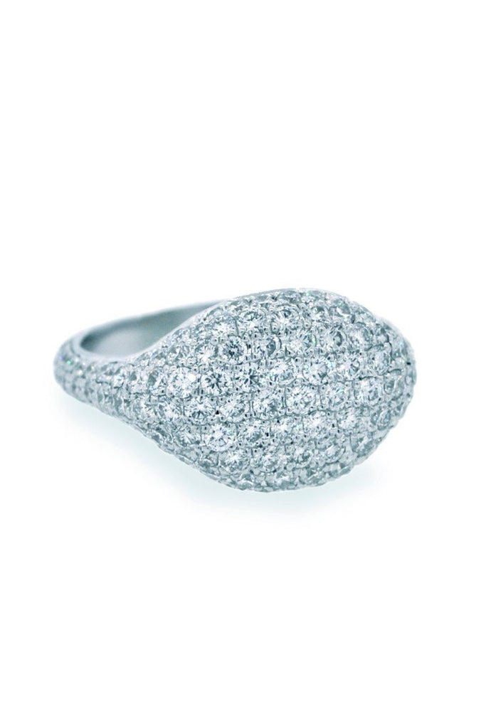 18K White Gold Vvs Diamond 1.92Ct Ring Fine Jewelry