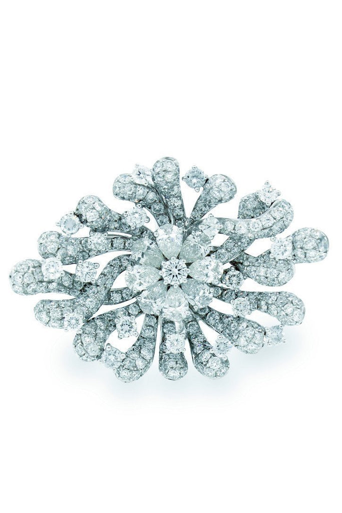 18K White Gold Vs Diamond 9.06Ct Ring Fine Jewelry