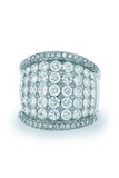 18K White Gold Vs Diamond 6.30Ct Ring Fine Jewelry
