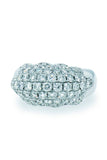18K White Gold Vs Diamond 2.86Ct Ring Fine Jewelry