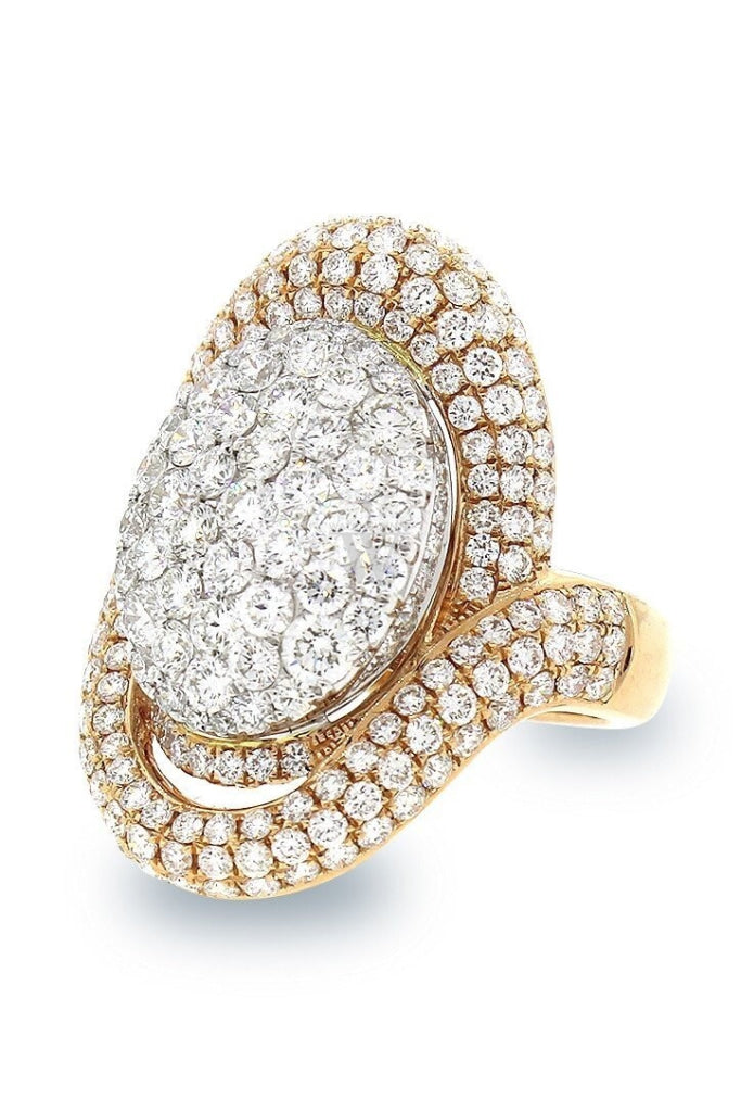 Michael M 18k Gold White Diamond Ring