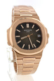 Patek Philippe Nautilus Brown Dial 18K Rose Gold Automatic Mens Watch 5711/1R-001