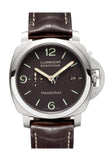 Panerai Luminor Marina 1950 3 Days Automatic Titanio 44Mm Brown Dial Mens Watch Pam00351 Black