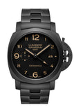 Panerai Tuttonero - Luminor 1950 3 Days Gmt Automatic Ceramica 44mm Black Dial Men's Watch Pam00438