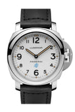 Panerai Luminor Base Logo Acciaio 44Mm White Dial Mens Watch Pam00630