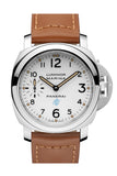 Panerai Luminor Marina Logo Acciaio 44mm White Dial Men's Watch Pam00660