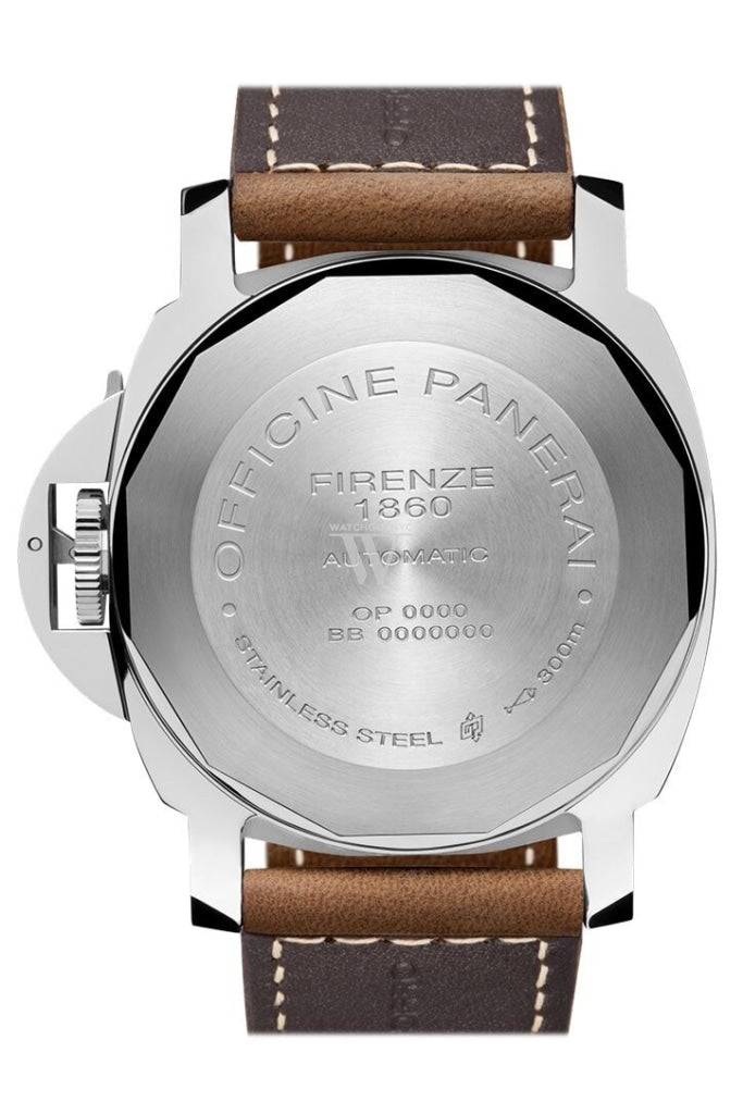 Panerai Luminor Gmt Automatic Acciaio 44Mm Black Dial Mens Watch Pam01088