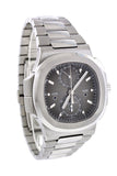 Patek Philippe Nautilus Travel Time Chronograph Stainless Steel Automatic Mens Watch 5990-1A-001