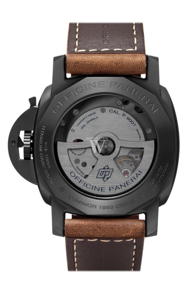 Panerai luminor 1950 3 sales days gmt automatic ceramica