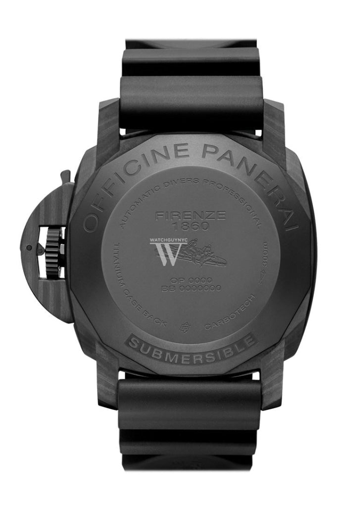 Panerai Luminor Submersible 1950 Carbotech 3 Days Automatic 47Mm Black Dial Mens Watch Pam00616