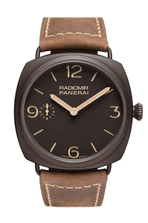 Panerai Radiomir Composite Brown Dial Leather 47Mm Mens Watch Pam00504